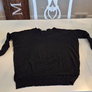 Dreamers Black V-Neck Sweater - Size S/M